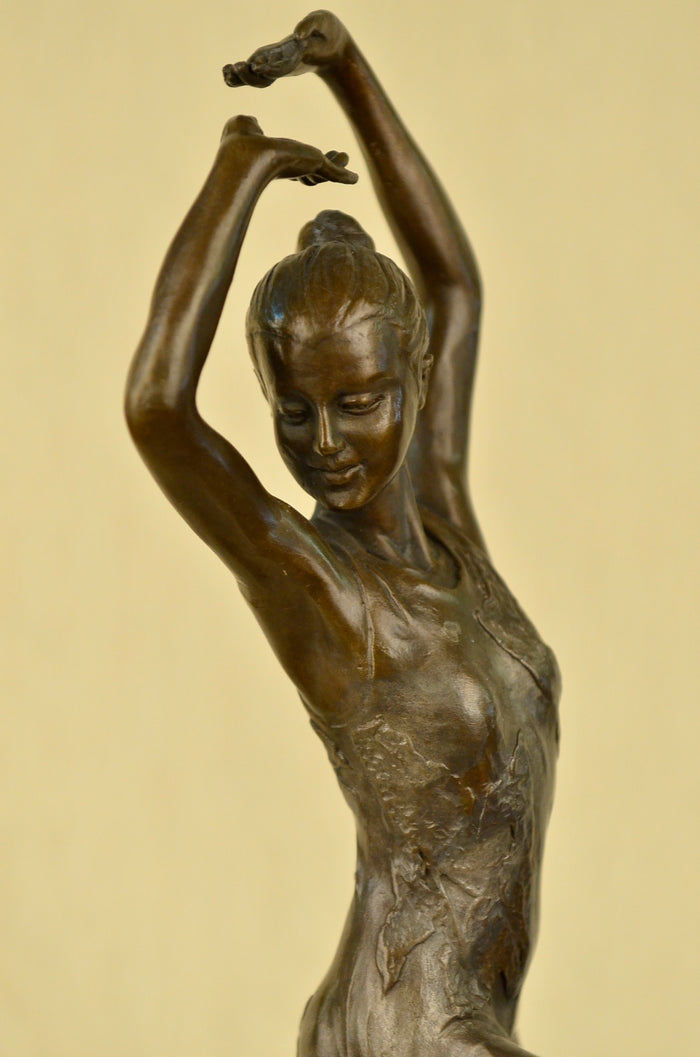 Handmade BRONZE STATUE SCULPTURE FIGURINE FIGURE-ORIGINAL DANCE BY ALDO VITALEH