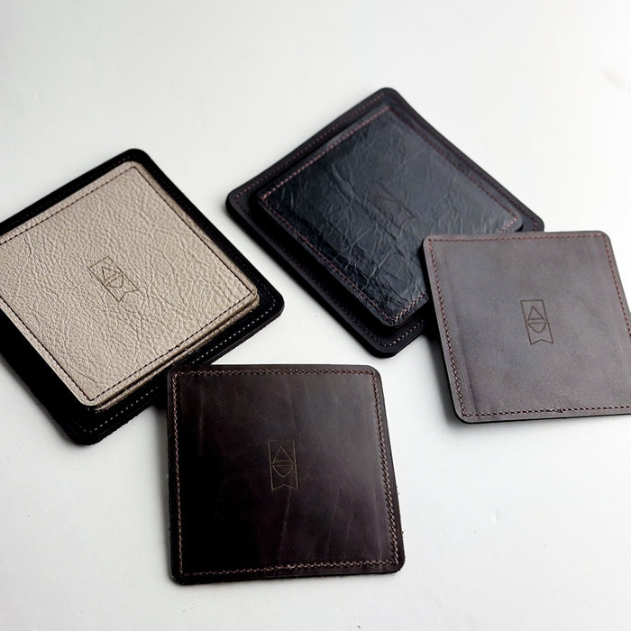 Handwritten Forever | Leather Coasters| Various