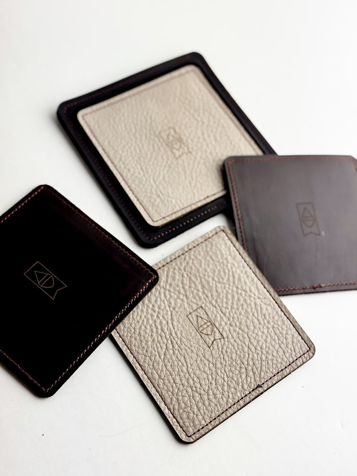 Handwritten Forever | Leather Coasters| Various