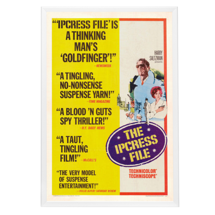 "Ipcress File" (1965) Framed Movie Poster