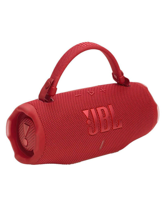 JBL Charge 6 Bluetooth Speaker and Detachable Handle Strap - Red