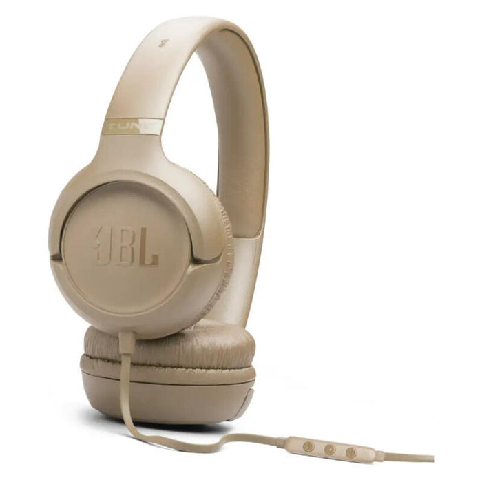 JBL Tune 530 Wired USB-C On-Ear Headphones - Beige