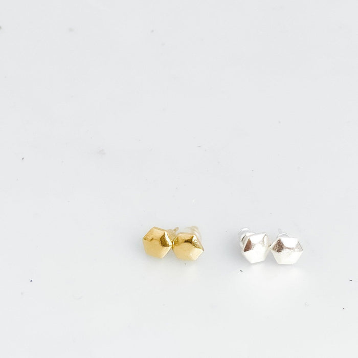 Jewelry | Hexagon Post Earrings - Alexis Drake