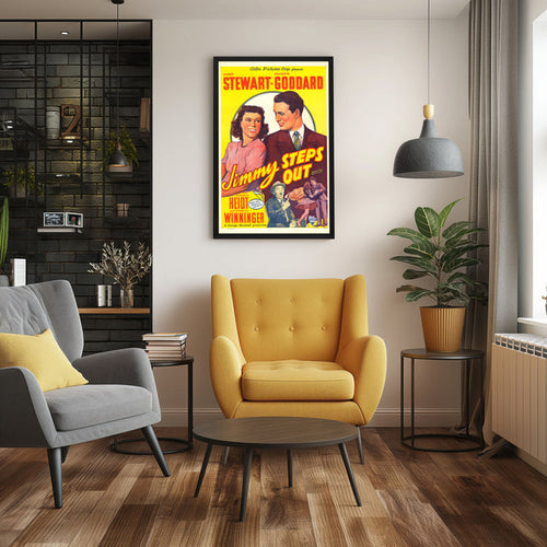 "Jimmy Steps Out" (1941) Framed Movie Poster