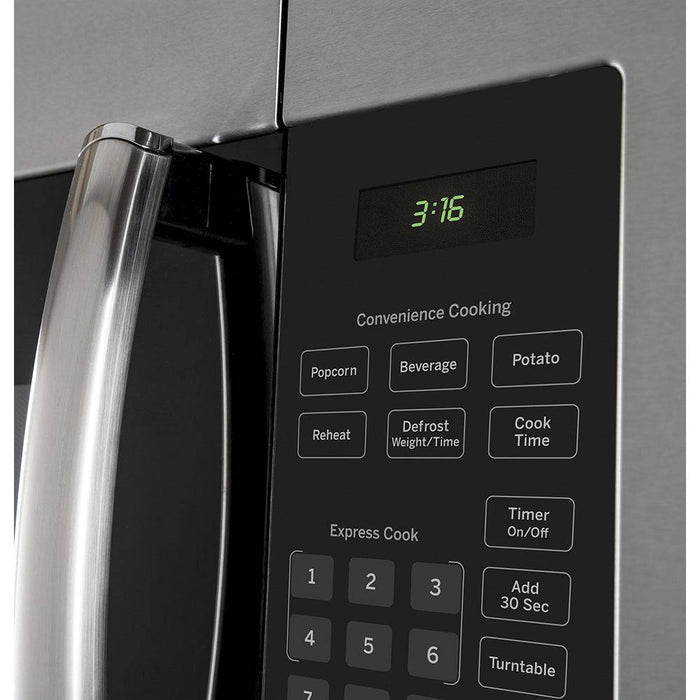 JVM1635SFC - MICROWAVES OVENS - GE - Over - The - Range - Stainless Steel - Open Box - BonPrix Électroménagers