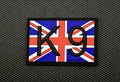 K9 UK Flag 3D PVC Morale Patch - Full Colour
