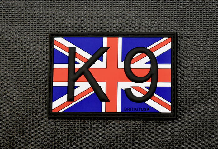 K9 UK Flag 3D PVC Morale Patch - Full Colour