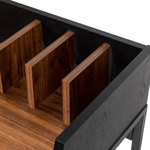 Kennet Desk - Black/Walnut