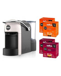 Lavazza Jolie Evo Capsule Coffee Machine with 64 Capsules - White