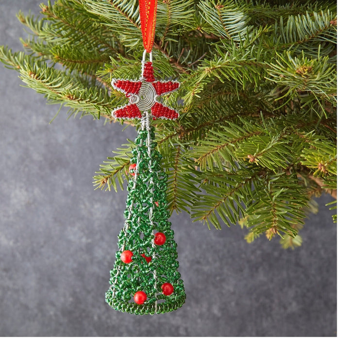 Maasai Beads Decorative Tree Christmas Ornament Set