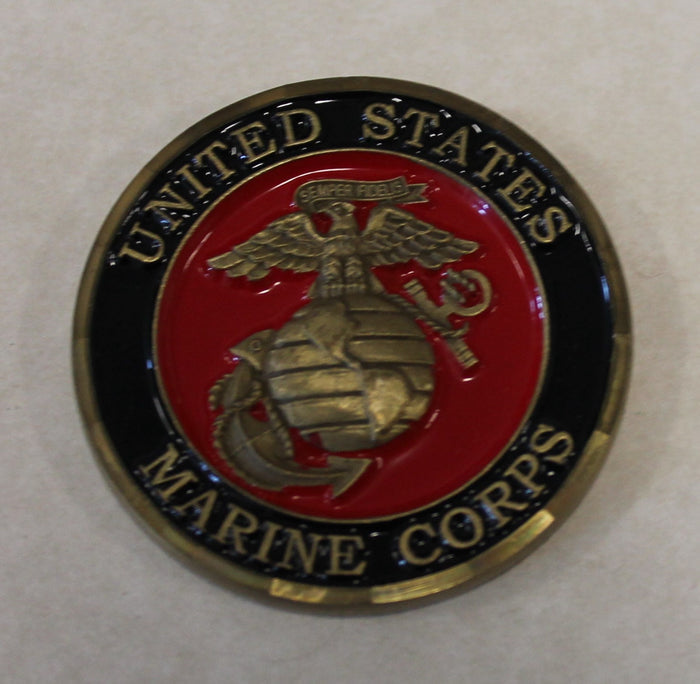 Marine Corps Master Sergeant MSG Challenge Coin