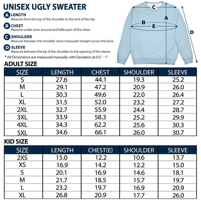Merry Christmas Family And Pets - Personalized Unisex Ugly Sweater