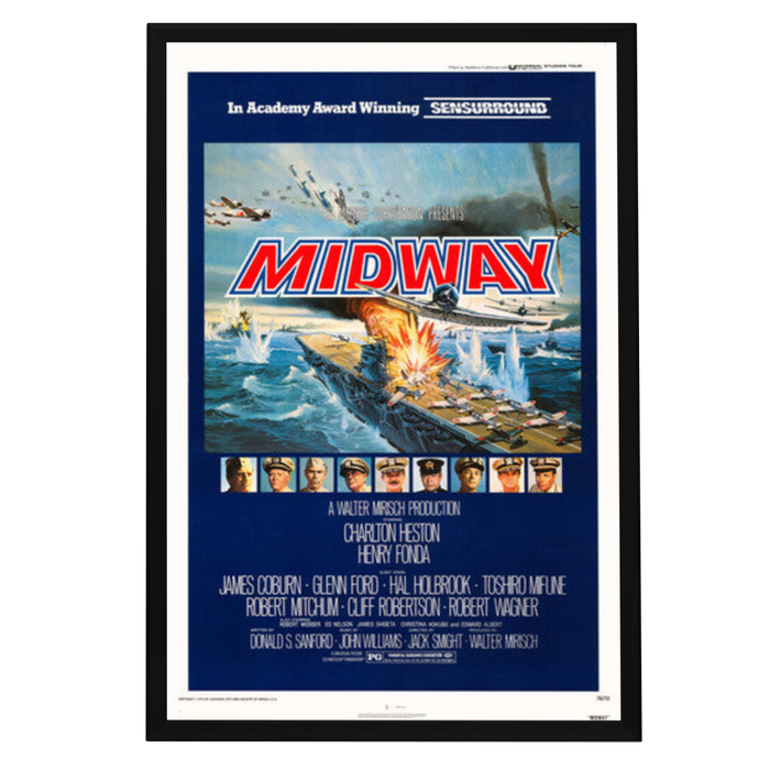 "Midway" (1976) Framed Movie Poster