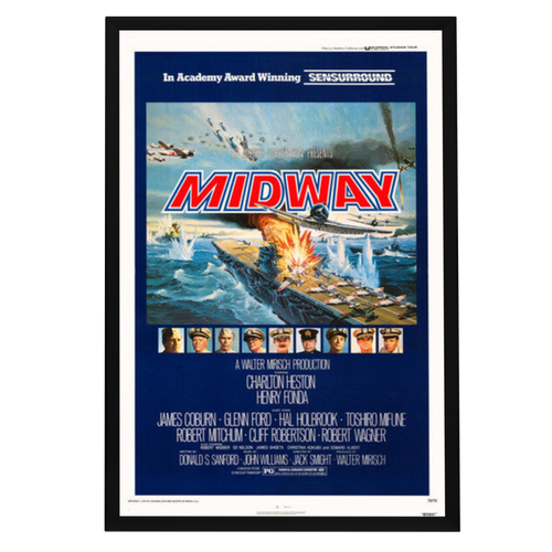 "Midway" (1976) Framed Movie Poster