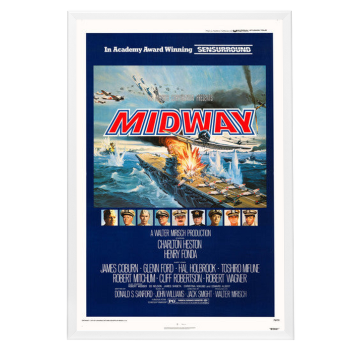 "Midway" (1976) Framed Movie Poster