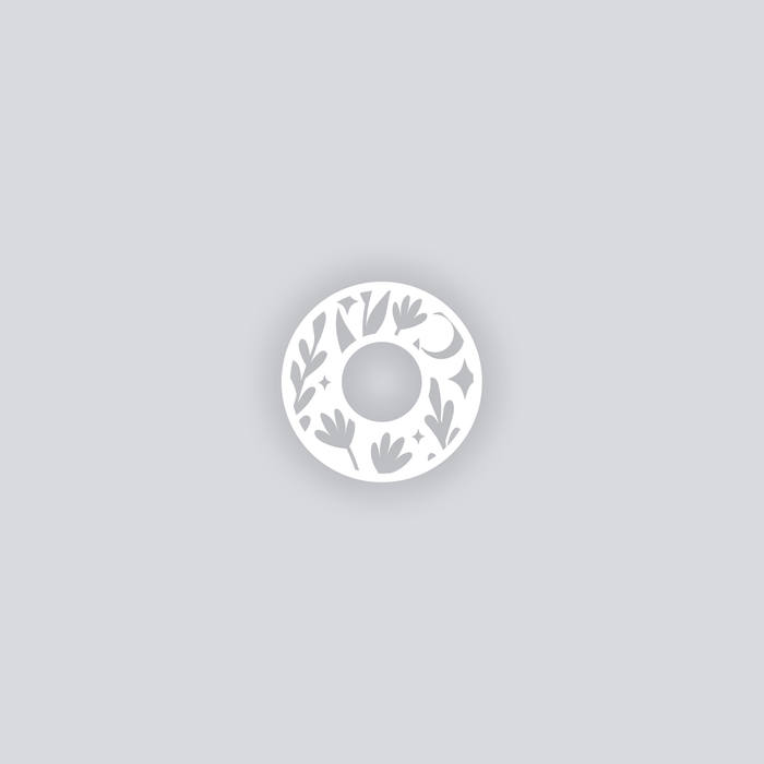 Moonlit Meadow Circle Rim Clay Stencil
