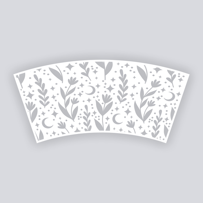 Moonlit Meadow Cups + Cones Clay Stencil