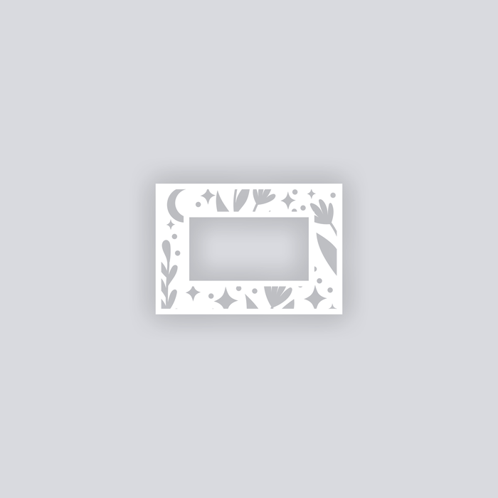 Moonlit Meadow Rectangle Rim Clay Stencil