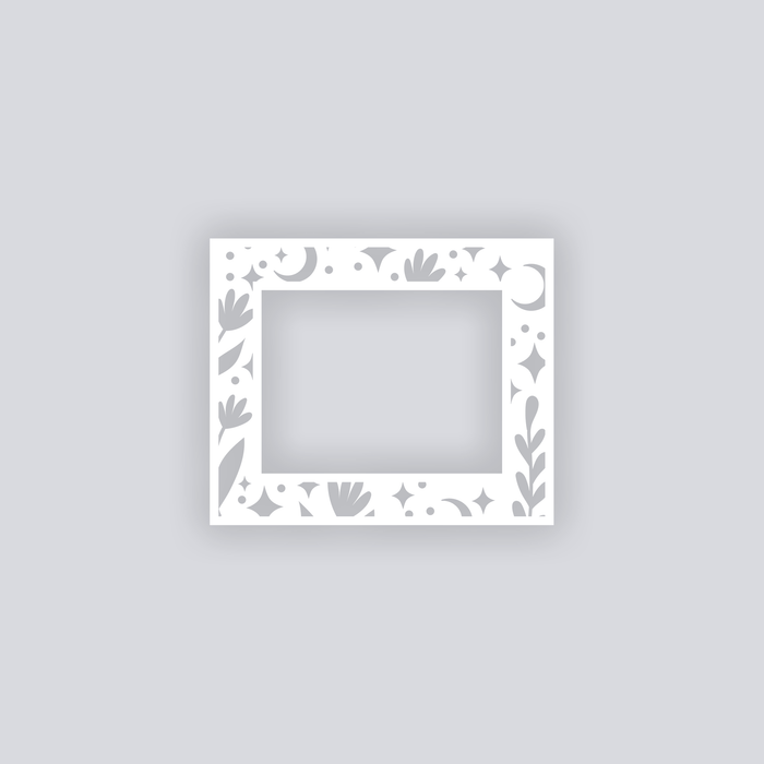 Moonlit Meadow Rectangle Rim Clay Stencil