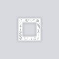 Moonlit Meadow Square Rim Clay Stencil