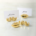Mr. & Mrs. Muse Brass Place Card Holders - Set of 4