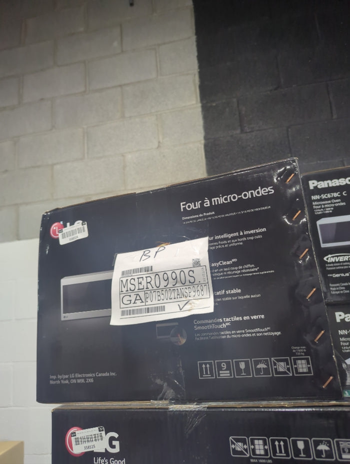 MSER0990S - MICROWAVES OVENS - LG - Countertop - Stainless Steel - Open Box