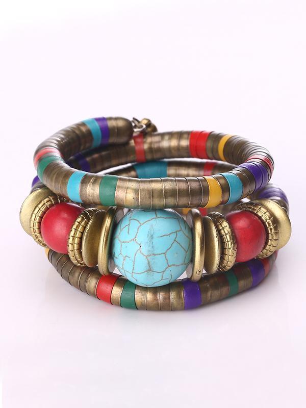 Multilayer Bohemian Flexible Bracelet