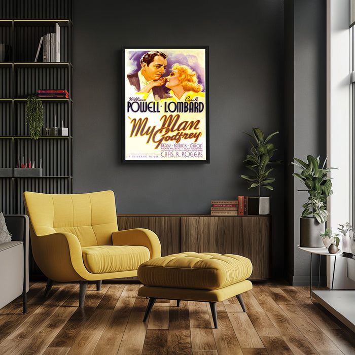 "My Man Godfrey" (1936) Framed Movie Poster