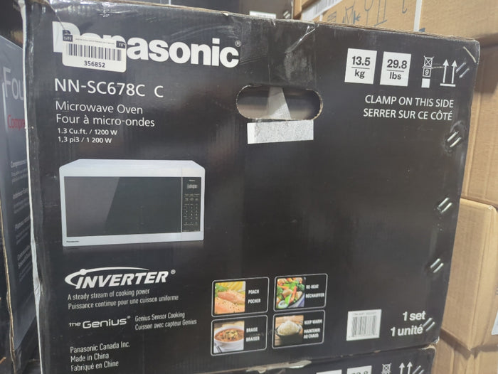 NNSC678CC - MICROWAVES OVENS - Panasonic - Countertop - Stainless Steel - Open Box