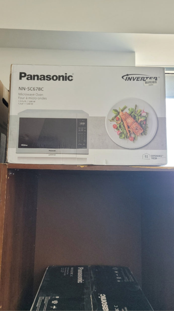 NNSC678CC - MICROWAVES OVENS - Panasonic - Countertop - Stainless Steel - Open Box - BonPrix Électroménagers