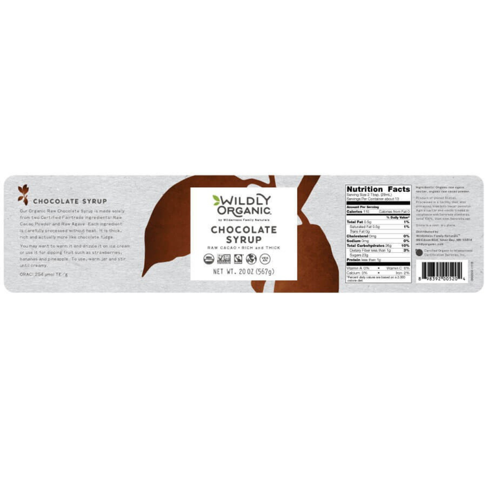 Organic Chocolate Syrup | Raw