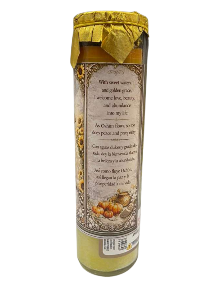 Oshun Prepared Candle ( Ochun )