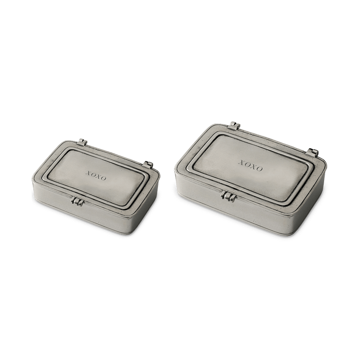 Pewter XOXO Box