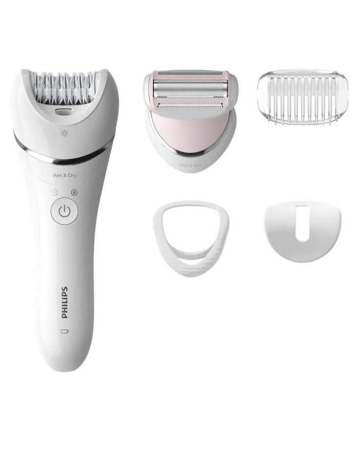 Philips Series 8000 Wet & Dry Epilator - White