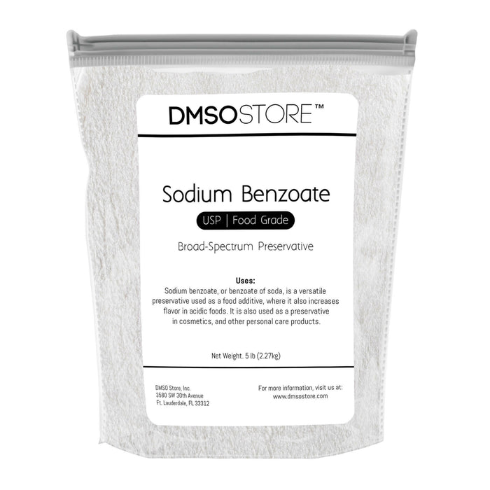 5 lb Resealable pouch of Premium Sodium Benzoate