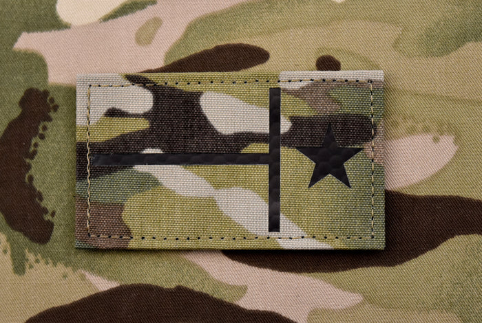 Reverse Infrared Texas State Flag Multicam Call Sign Patch