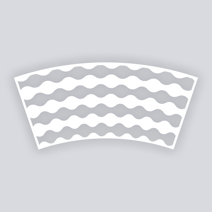 Ripple Effect Cups + Cones Clay Stencil