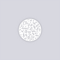 Roller Rink Circle Clay Stencil