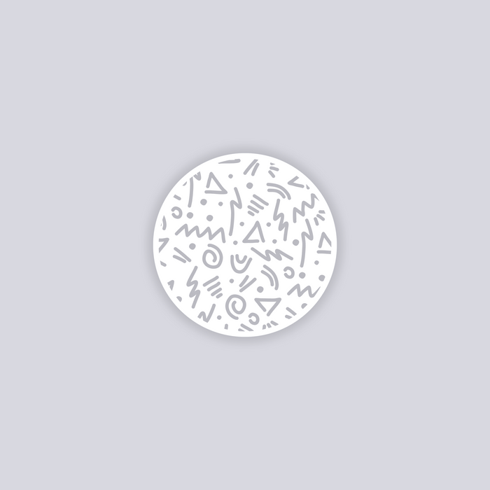 Roller Rink Circle Clay Stencil