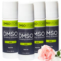 3-oz Rose DMSO roll-ons blend pure Dimethyl Sulfoxide with rose oil to neutralize odor. They are BPA-free and ship free.