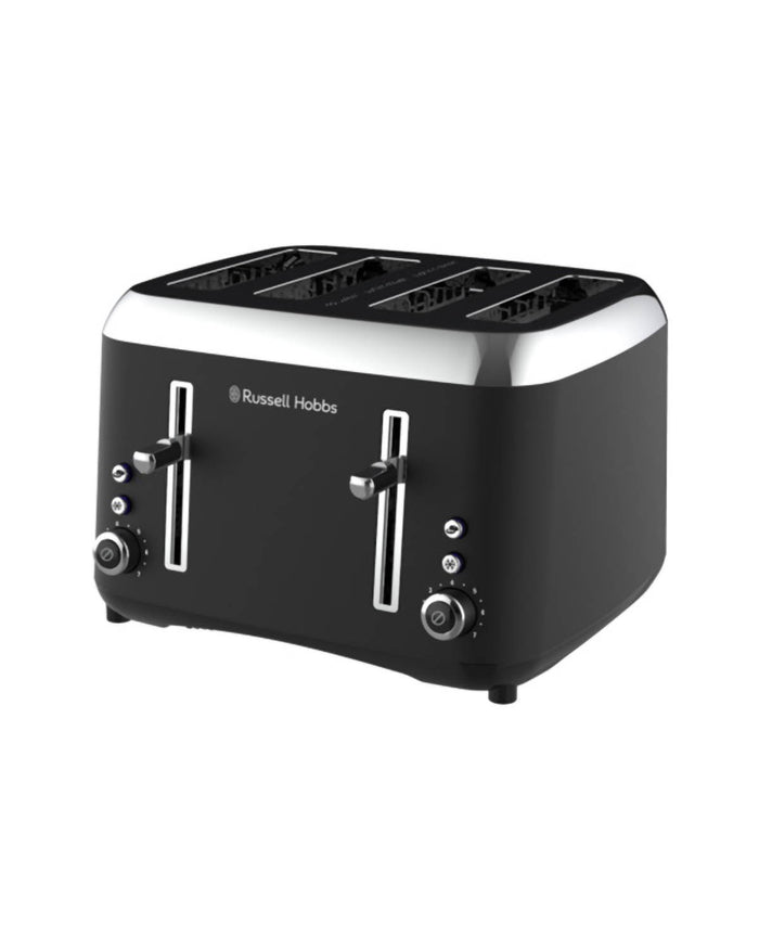 Russell Hobbs Addison 4 Slice Toaster - Matte Black