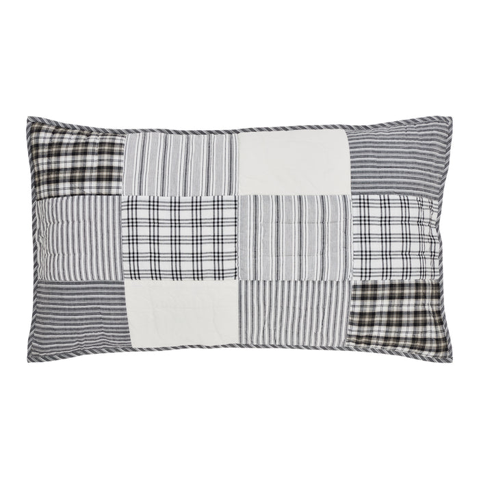 Sawyer Mill Black King Sham 21x37