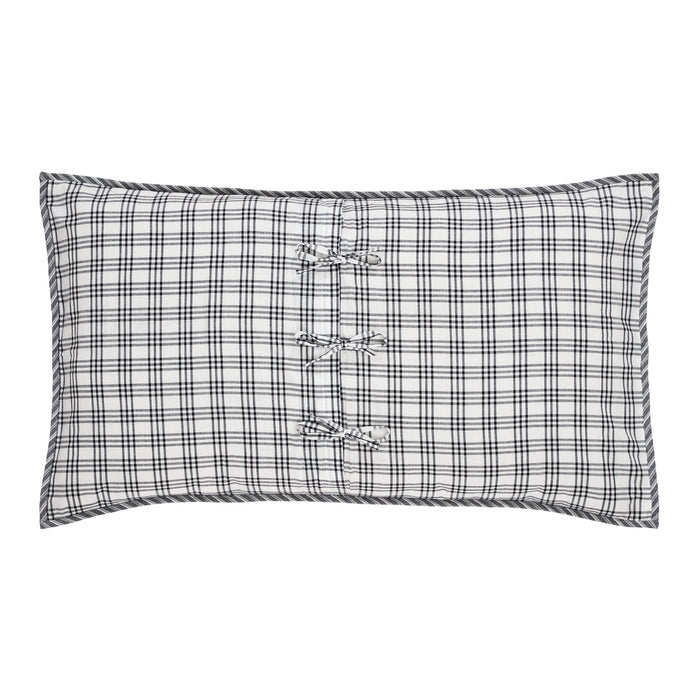 Sawyer Mill Black King Sham 21x37