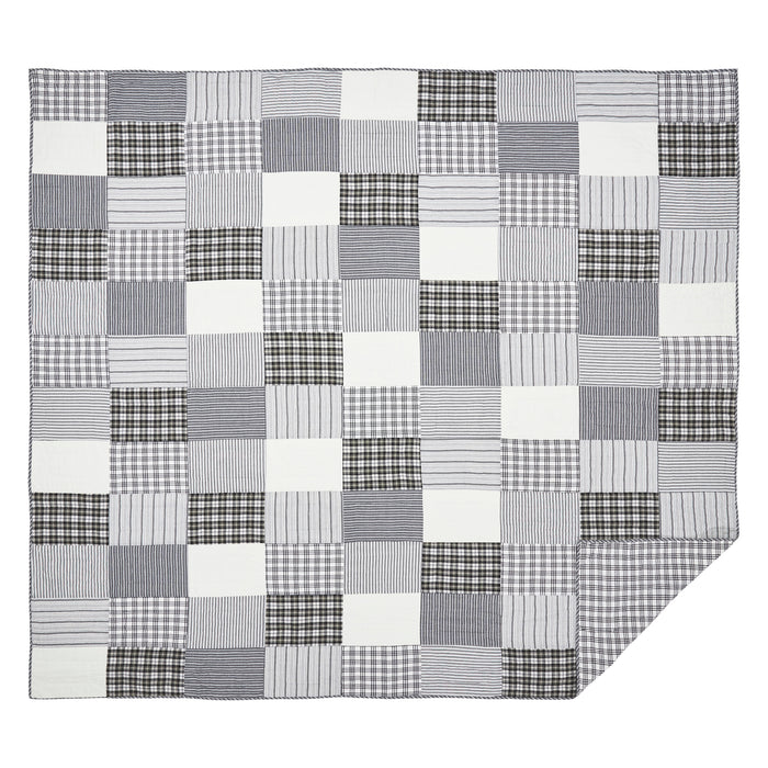 Sawyer Mill Black Luxury King Quilt 120Wx105L