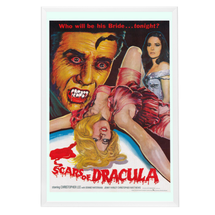 "Scars of Dracula" (1970) Framed Movie Poster