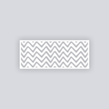 Scribble Chevron Rectangle Clay Face Stencil