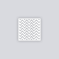 Scribble Chevron Square Clay Stencil