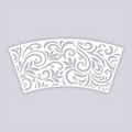 Scrolls Cups + Cones Clay Stencil