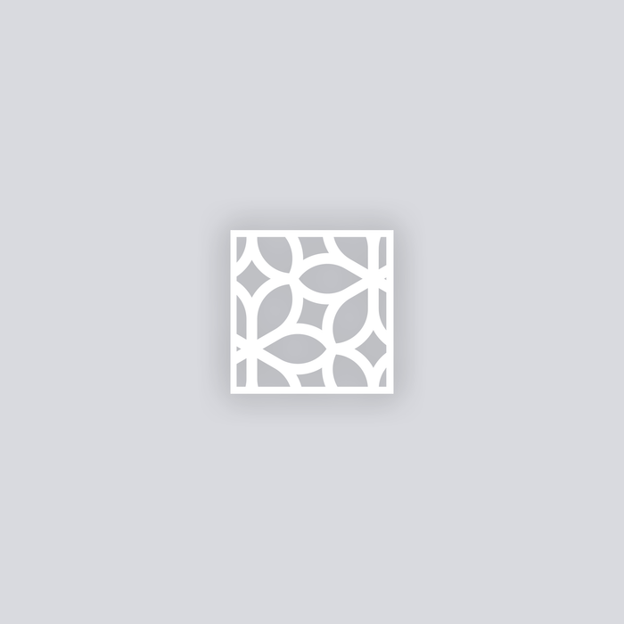 Serenity Square Clay Stencil
