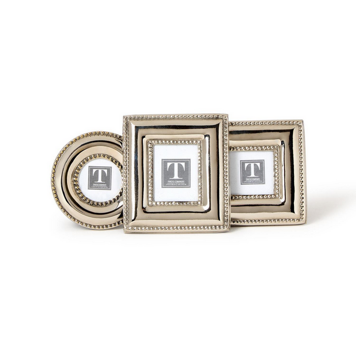 Silver Bead Mini Frames